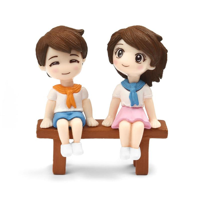 Couple Chair Figurines Miniatures