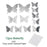 Mirrors Butterfly Wall Stickers for Kids Room (12 Pieces)