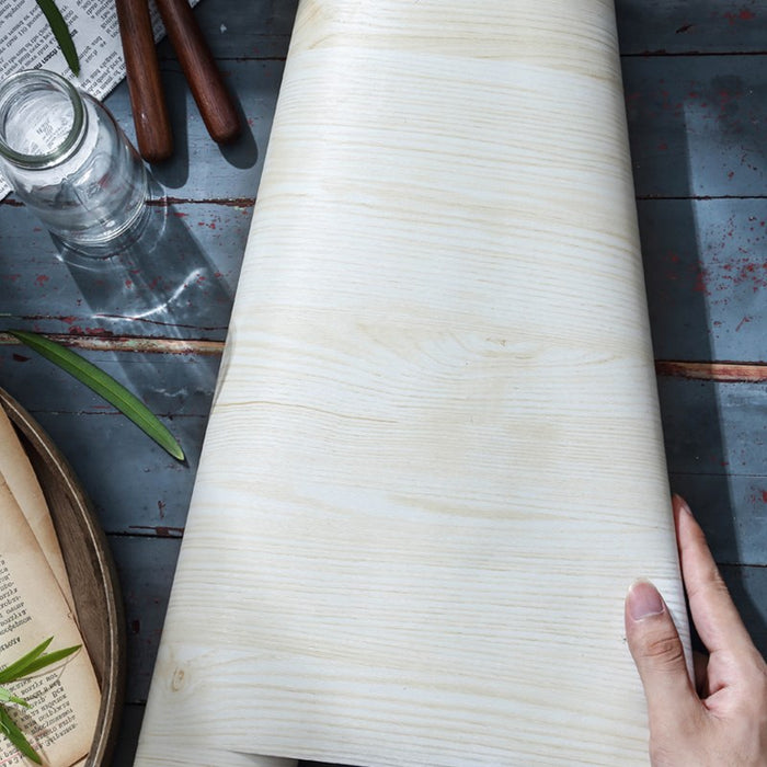 PVC wood grain wallpaper for Kitchen