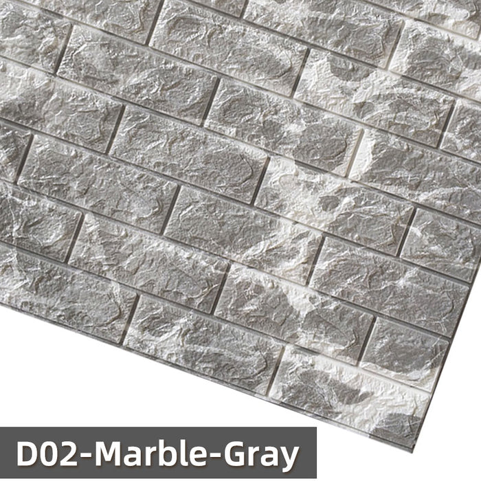 3D Marble Waterproof Wall Decal