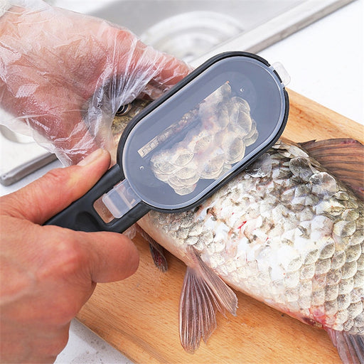 1pc Fish Skin Brush Scraping Fishing Scale Brush Kitchen Accessories Fish Knife Cleaning Peeler Kitchen Gadgets Useful Scraper.Q