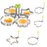 1Pcs Stainless Steel Fried Egg Mold Pancake Bread Fruit and Vegetable Shape Decoration Kitchen Accessories Kitchen Gadgets. Q