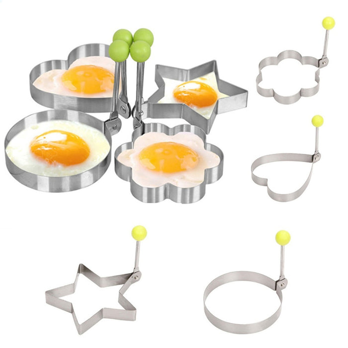 1Pcs Stainless Steel Fried Egg Mold Pancake Bread Fruit and Vegetable Shape Decoration Kitchen Accessories Kitchen Gadgets. Q