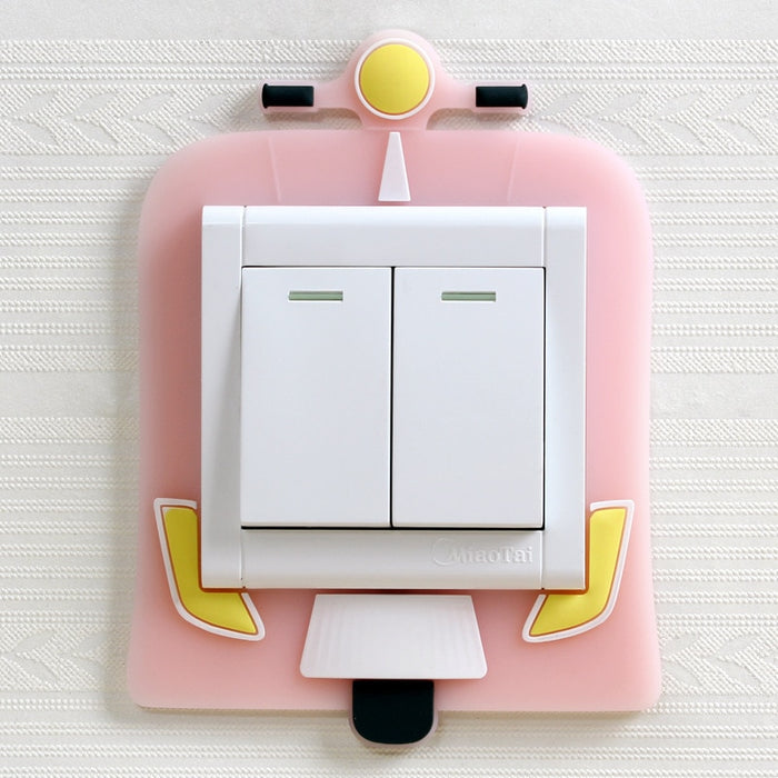 Cute Cartoon 3D Wall Silicon on Switch Stickers